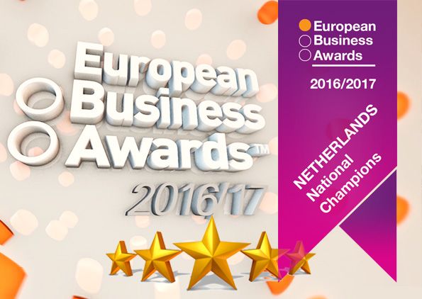 Amoria Bond wird bei den europäischen Business Awards als Gewinner ausgezeichnet