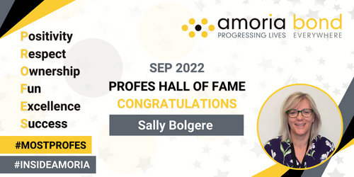 Sally Bolgere ist "Most PROFES Employee" im September