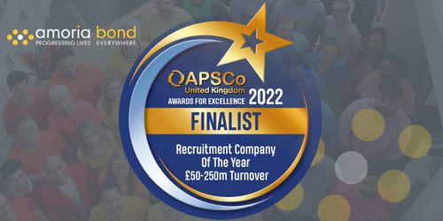 Amoria Bond are shortlisted for an APSCO Award for Excellence
