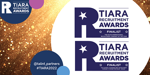 We're shortlisted for TWO Tiara Awards 2022
