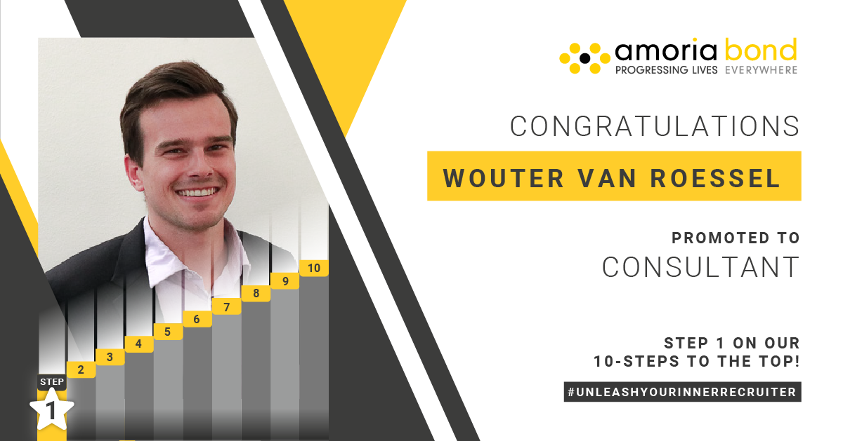 Herzlichen Glückwunsch an Wouter van Roessel zu seiner wohlverdienten Beförderung zum Consultant!